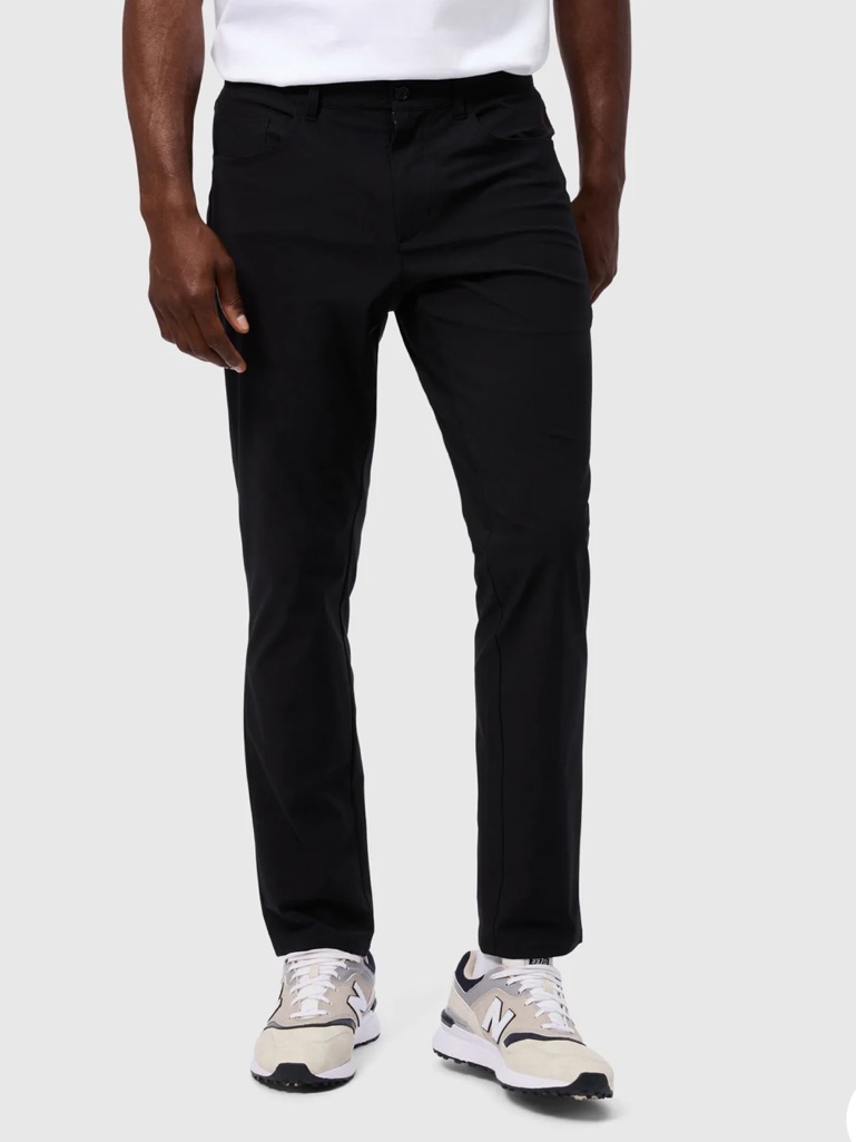 Psycho Bunny Slim Black Step Pants